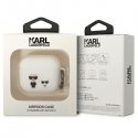 Karl Lagerfeld etui, skirti Airpods 3 KLACA3SILKCW baltas Silikoninis Karl & Choupette Karl Lagerfeld etui, skirti Airpods 3 KLACA3SILKCW baltas Silikoninis Karl & Choupette