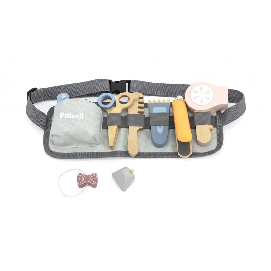 Viga Toys VIGA PolarB Wooden Set Hairdressing tool belt