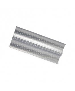 Patisse bageto formos 38 x 16 cm sidabro plieno 2 dalių