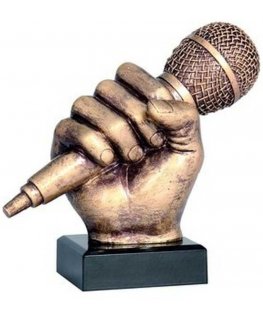 Tryumf Cast figure - microphone RFST2074-14/BR