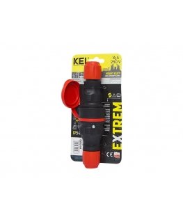 Blow Plug+socket ZWG-54 black/red