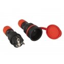 Blow Plug+socket ZWG-54 black/red Blow Plug+socket ZWG-54 black/red