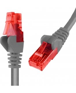Spacetronik Cable RJ45 CAT 6 U/UTP AWG24 gray 25m
