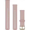 Garmin Acc, Venu 3S, 18mm Band, Dust Rose + Soft Gold, WW/Asia Garmin Acc, Venu 3S, 18mm Band, Dust Rose + Soft Gold, WW/Asia