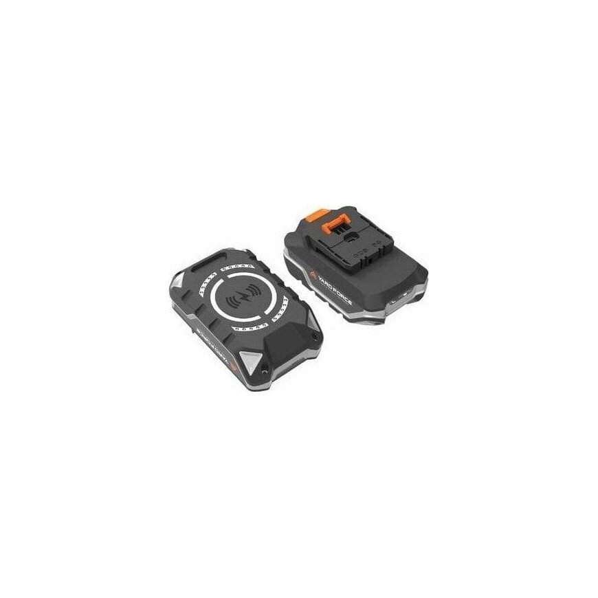 Yard Force 20 V, 2.0 Ah Li-ion battery with charge indicator