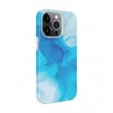 Evelatus Apple iPhone 15 Pro Max Premium Silicone case Customized Print Blue