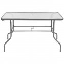 Saska Garden Garden furniture set, table, 4 chairs and gray umbrella Saska Garden Garden furniture set, table, 4 chairs and gray umbrella