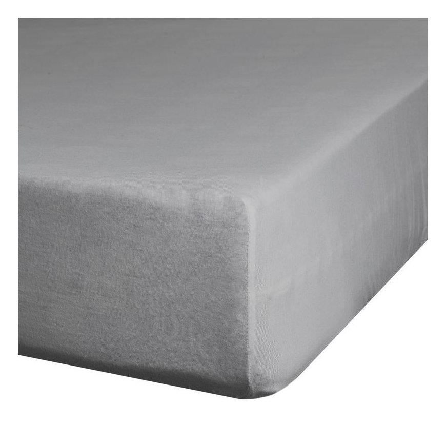 Eurofirany NOVA cotton satin sheet without rubber, 180X210 cm, color: steel – 3