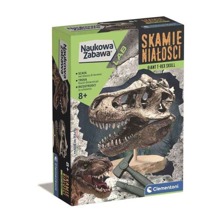 Clementoni Scientific set Fossils Skull T-rex – 3