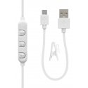 Deltaco HL-BT304 kuulokkeet ja kuulokemikrofoni Langaton In-ear Puhelut/Musiikki Bluetooth Valkoinen Deltaco HL-BT304 kuulokkeet ja kuulokemikrofoni Langaton In-ear Puhelut/Musiikki Bluetooth Valkoinen