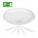 Wall lamp Orno ZONDA LED EMERGENCY 12W / 1.2W, ceiling with motion sensor, 800lm / 80lm, IP20, 4000K, milky polycarbonate, white Wall lamp Orno ZONDA LED EMERGENCY 12W / 1.2W, ceiling with motion sensor, 800lm / 80lm, IP20, 4000K, milky polycarbonate, white