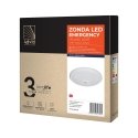 Sieninis šviestuvas Orno ZONDA LED EMERGENCY 12W / 1,2W, lubos su judesio jutikliu, 800lm / 80lm, IP20, 4000K, pieniškas polikar Sieninis šviestuvas Orno ZONDA LED EMERGENCY 12W / 1,2W, lubos su judesio jutikliu, 800lm / 80lm, IP20, 4000K, pieniškas polikar