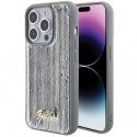 Guess Apple iPhone 15 Pro Max HC SEQUIN SCRIPT METAL Silver Guess Apple iPhone 15 Pro Max HC SEQUIN SCRIPT METAL Silver