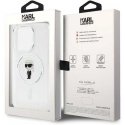 Karl Lagerfeld Case for iPhone 15 Pro 6.1" KLHMP15LHFCKNOT Clear HC Magsafe IML Ikonik