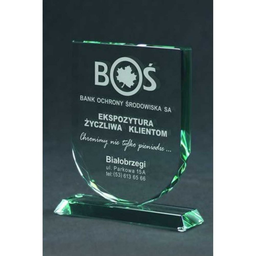 Tryumf Engraved glass trophy with case – 4