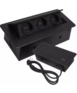 A socket hidden in the table top - triple isoxis 21659