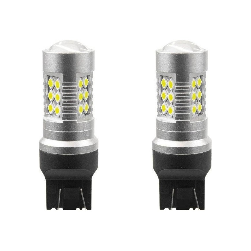 Amio Canbus 3030 24smd t20 7443 w21 / 5w white 12v / 24v LED bulbs – 2