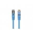 PATCHCORD CAT.6 FTP 0.5M BLUE FLUKE PASSED LANBERG 10-PACK