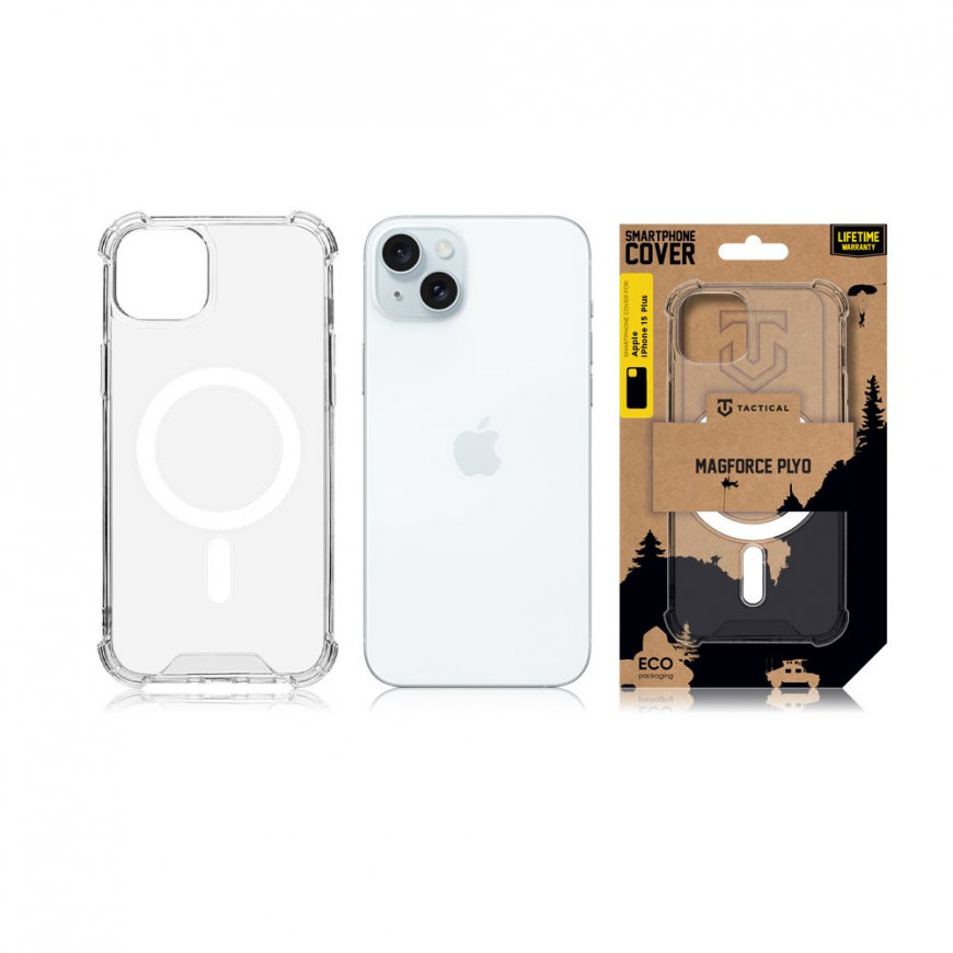Case Tactical MagForce Plyo Cover for Apple iPhone 15 Plus Clear – 3