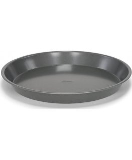 Patisse cake pan with conical rim 30 x 3.5 cm black steel