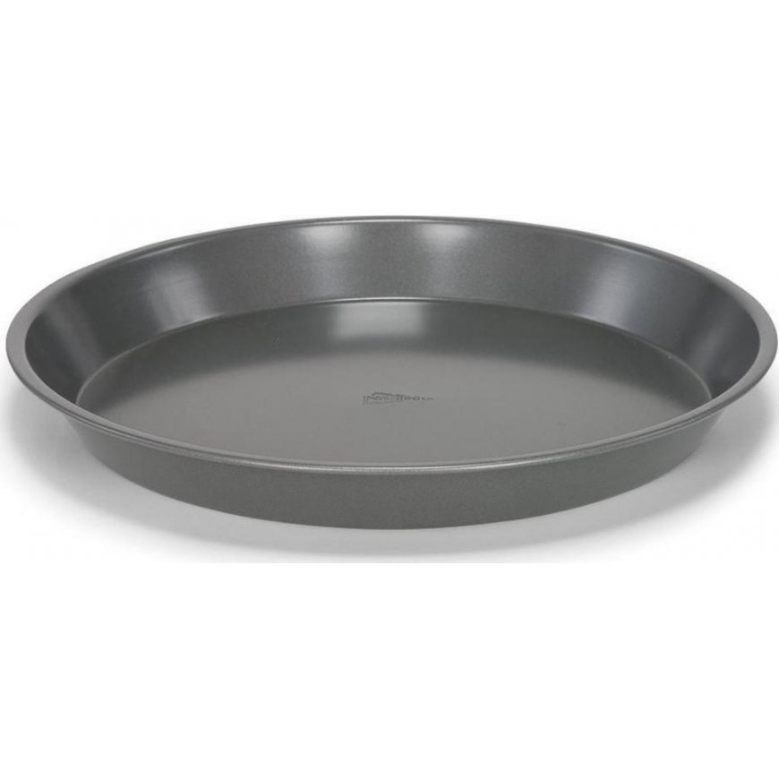 Patisse cake pan with conical rim 30 x 3.5 cm black steel