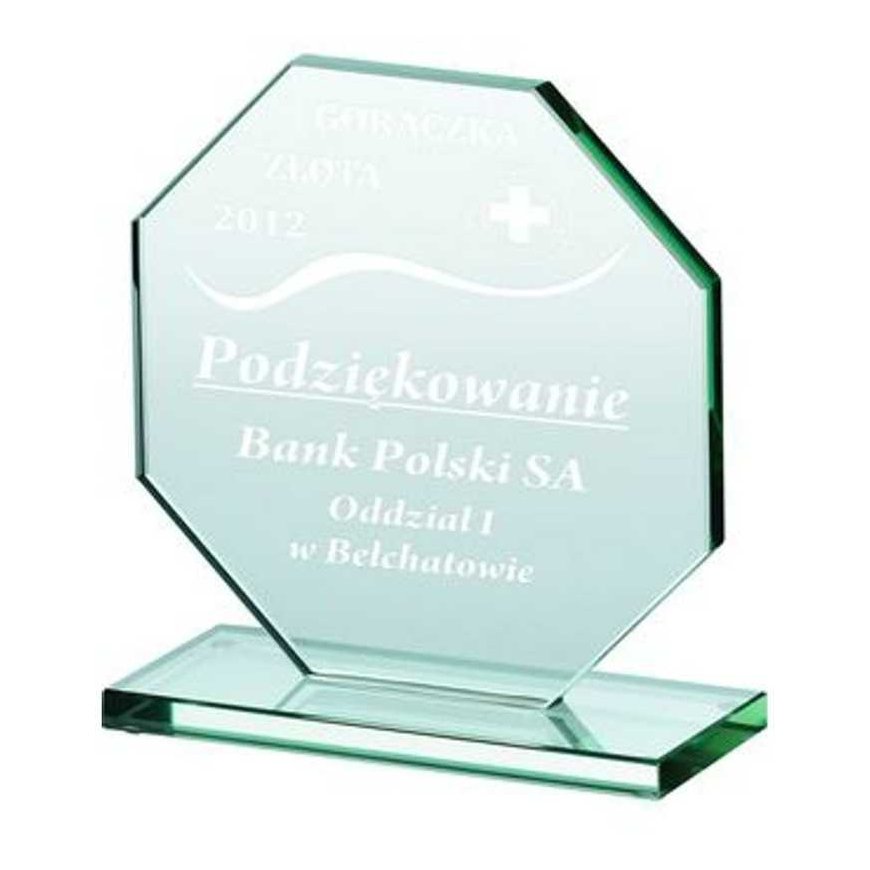 Tryumf Engraved glass trophy – 4