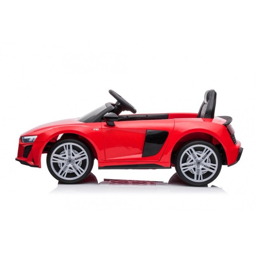 Lean Cars Vienvietis elektromobilis vaikams AUDI R8 A300, raudonas – 3