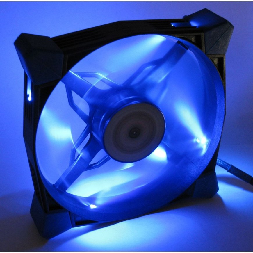 Inter-Tech N-120-B Computer case Fan Black, Blue – 4