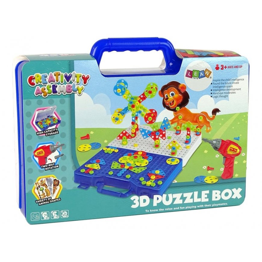 Lean Cars 3D Puzzle Kit DIY Screwdriver Briefcase – 3