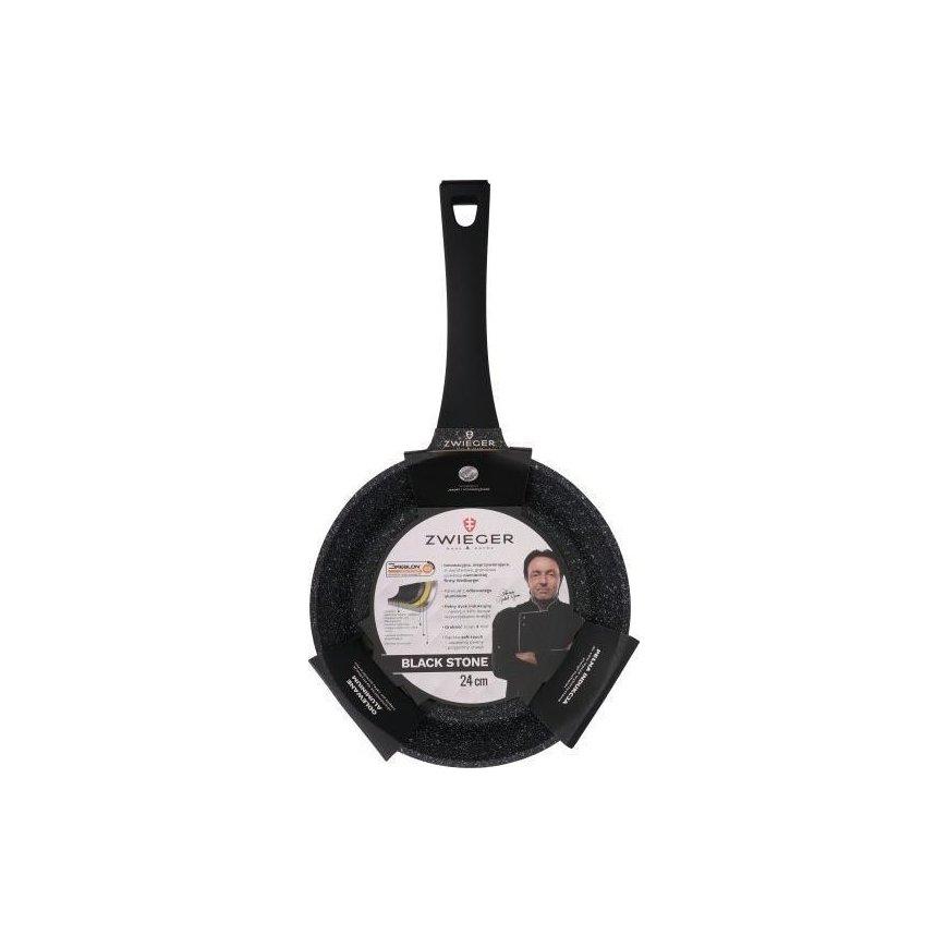 ZWIEGER Black STONE frying pan 24cm