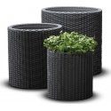 Keter S+M+LCYLINDER PLANTERS, 230217 Keter S+M+LCYLINDER PLANTERS, 230217