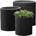 Keter S+M+LCYLINDER PLANTERS, 230217 Keter S+M+LCYLINDER PLANTERS, 230217