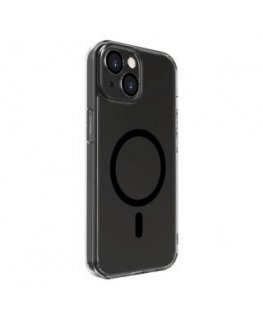 Evelatus Apple iPhone 15 Plus Clear Case With MagSafe and Camera Protection Transparent Black