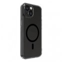 Evelatus Apple iPhone 15 Plus Clear Case With MagSafe and Camera Protection Transparent Black Evelatus Apple iPhone 15 Plus Clear Case With MagSafe and Camera Protection Transparent Black