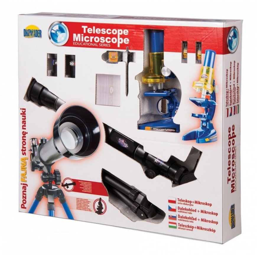 Dromader Telescope + microscope TRAINING KIT
