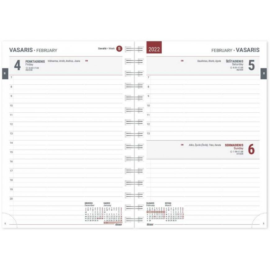 Timer Internal block for calendar Chancellor Spirex Day 2024, A6+ – 2