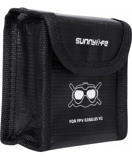 SunnyLife carrying case, 2x batteries from Goggles V2 to Dji Fpv