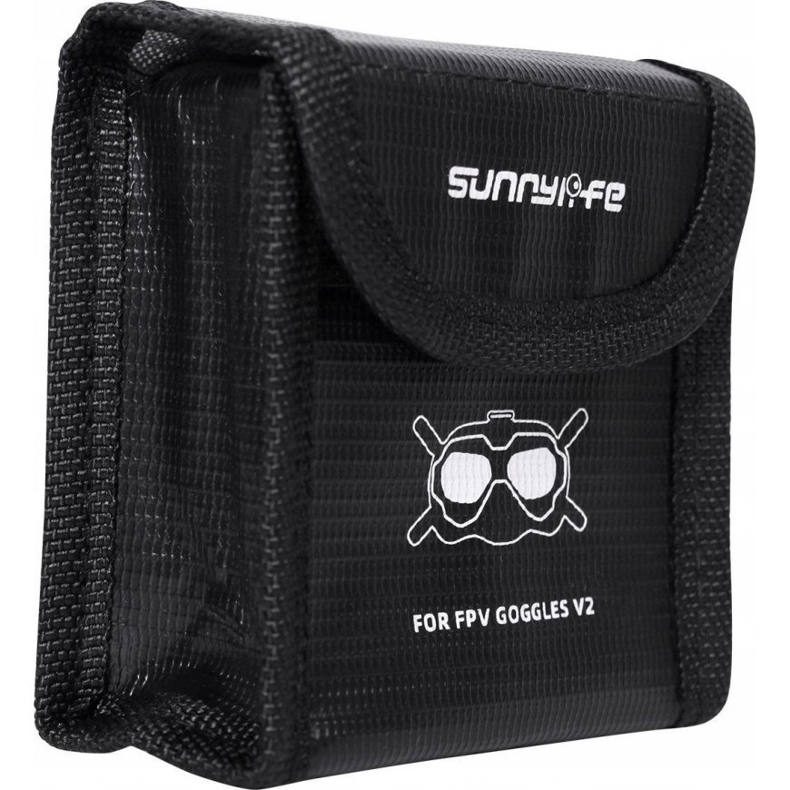 SunnyLife nešiojimo dėklas, 2x baterijos nuo akinių V2 iki Dji Fpv