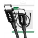 Ugreen US557 USB-C į USB-C laidas, 100 W, 5A (juodas) Ugreen US557 USB-C į USB-C laidas, 100 W, 5A (juodas)
