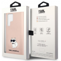 Karl Lagerfeld Case for Samsung Galaxy S23 Ultra KLHCS23LSNCHBCP Pink Hard Case Silicone Choupette