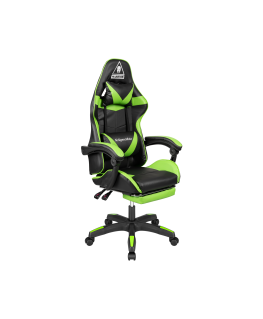 Žaidimų kėdė Kruger & Matz Warrior GX-150 Gaming Chair, Juoda-žalia