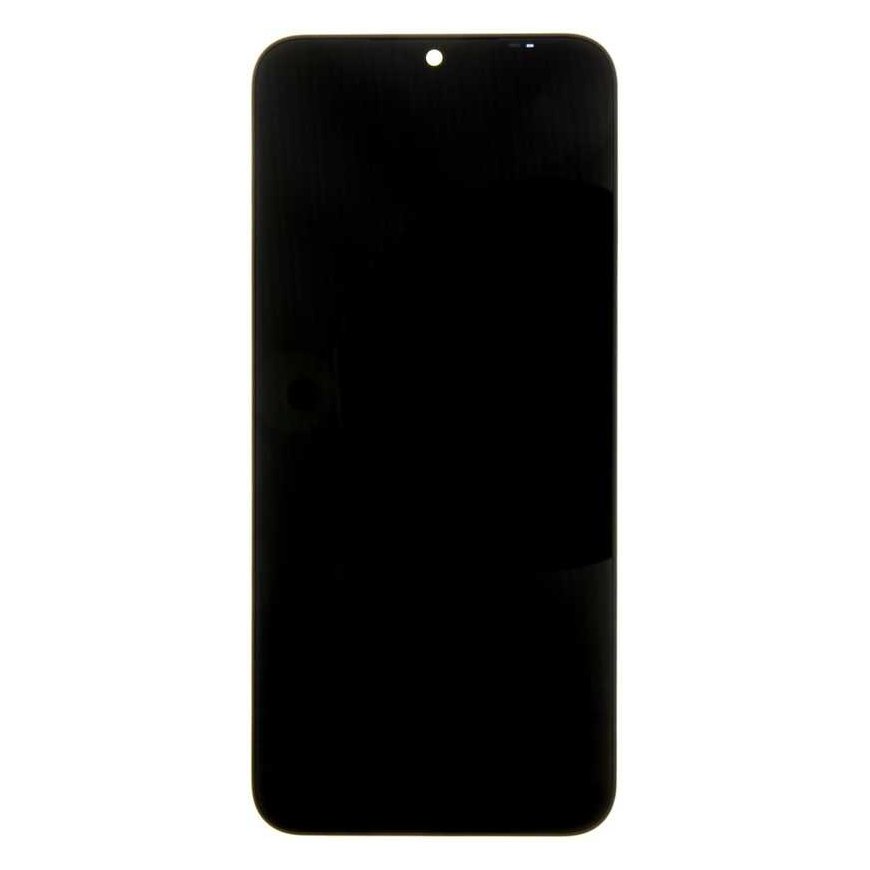 Dėklas LCD display + Touch Unit + Front Cover Samsung A146 Galaxy A14 5G Juodas (Service Pack)