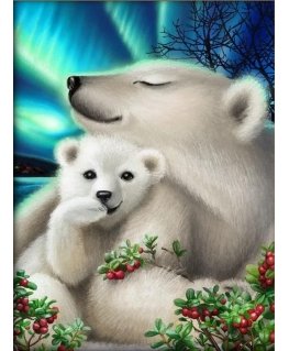 Beldizart Polar bears 30*40 cm AM1895