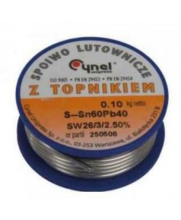 Cynel Unipress CYNA 2.5mm SZPULA 100g Sn60Pb40