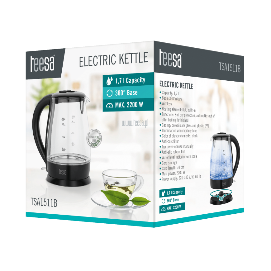 Teesa Wireless Kettle – 5