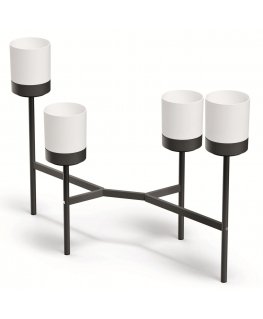 Prosperplast gėlynas BLOOMIE STAND - balta