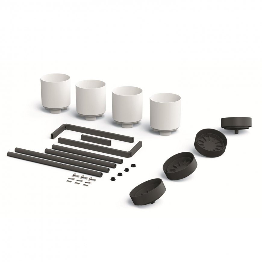Prosperplast gėlynas BLOOMIE STAND - balta – 2