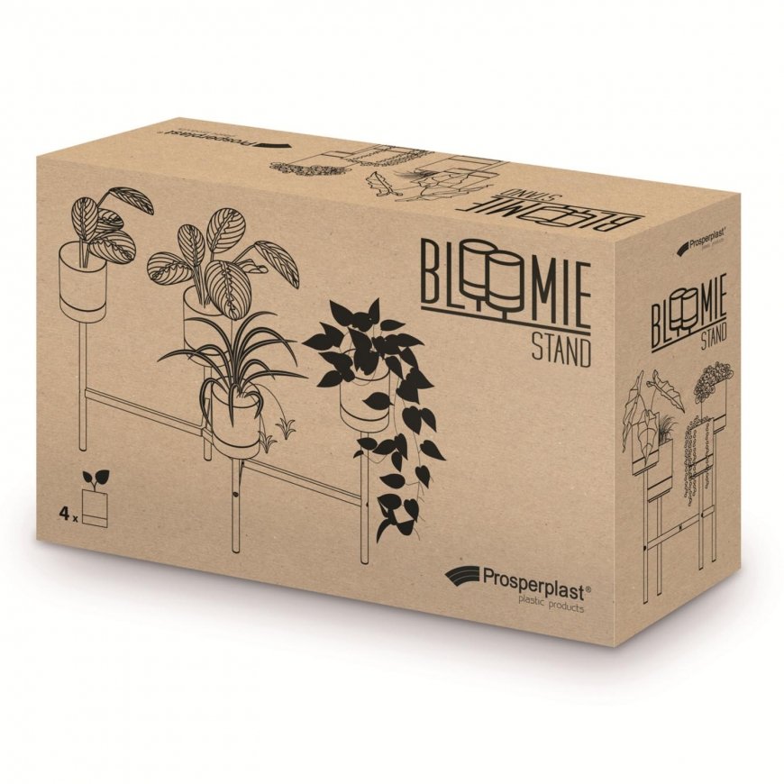 Prosperplast gėlynas BLOOMIE STAND - balta – 4
