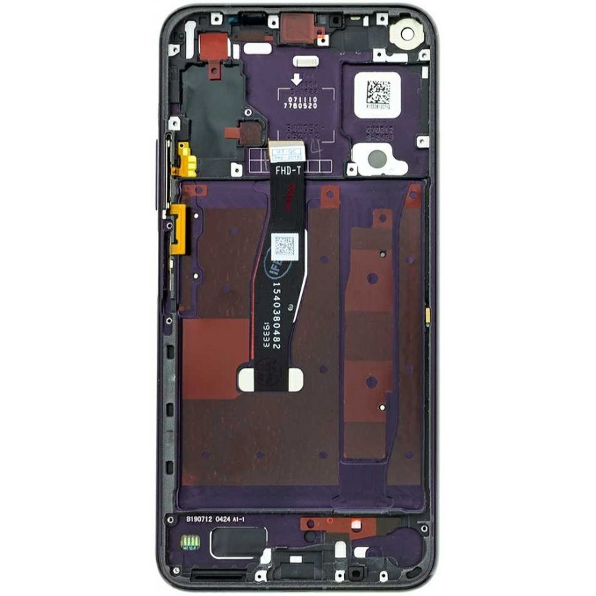 Dėklas For_Honor „Honor 20 Pro“ LCD ekranas + jutiklinis blokas + juodas priekinis dangtelis – 2