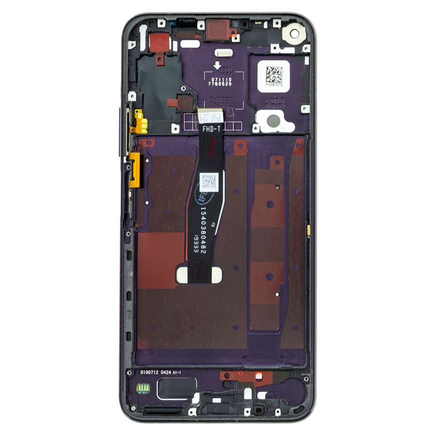 Dėklas For_Honor „Honor 20 Pro“ LCD ekranas + jutiklinis blokas + juodas priekinis dangtelis – 3